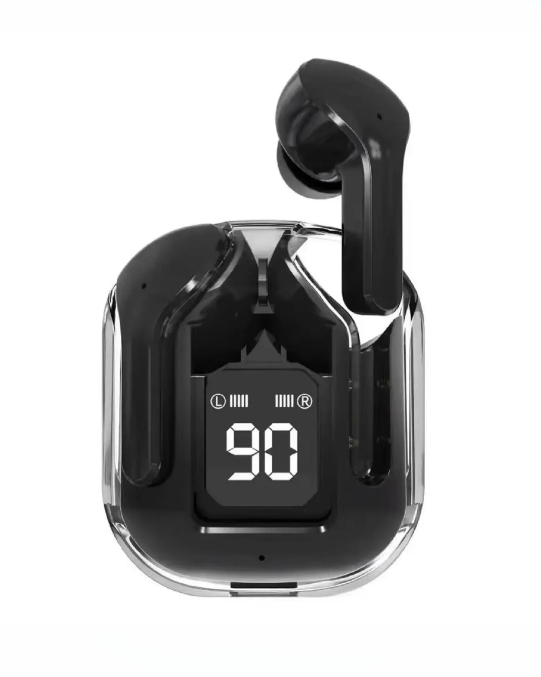 twinbuddz -  TWS In-Ear Airpods Wireless Earphone Stereo Bass 800mAh Battery Charger-15 Bluetooth Gaming  (Black, True Wireless)