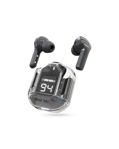 twinbuddz -  TWS In-Ear Airpods Wireless Earphone Stereo Bass 800mAh Battery Charger-15 Bluetooth Gaming  (Black, True Wireless)